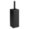 Toilet Brush Holder, Square, Matte Black